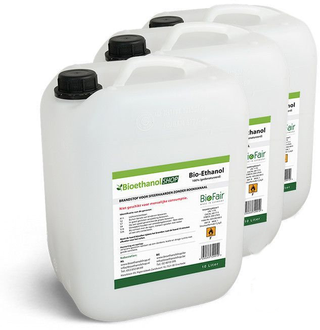 Bioetanolo 24 L Etanolo 96,6% Alcool Biologico Inodore E